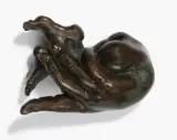 Hand mit Füssen by Michael Schwarze, bronze, sold Dec 2023
