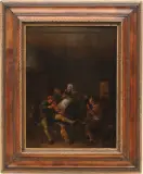 zugeschrieben Wirtshausszene by Jan Miense Molenaer, oil on panel, offered Dec 2023