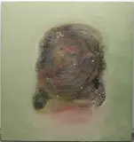Zellkern by Herbert Egl, 1990, acrylic, offered Dec 2023