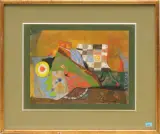 Ohne Titel by Tadeusz Jaroszynski, 2016, gouache, offered Dec 2023