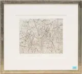 Ohne Titel by Lenz Klotz, 1993, drypoint, sold Dec 2023