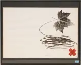Neujahrskarte by Antoni Tàpies, 1983, color lithograph, sold Dec 2023