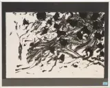 Wer wirft den ersten Stein by Günther Uecker, 1991, lithograph, offered Dec 2023