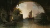 Macaire-Insel im Bodensee by Schiffmann, Jost II, 1869, oil on canvas, offered Dec 2023