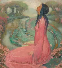 Heure de l'Aube by Philippe Robert, 1923, oil, sold Dec 2023