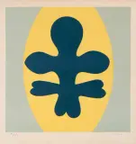 Pflanzenbild by Jean Arp, 1962, offset lithograph, sold Dec 2023