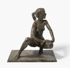 Kauernde Eva by Erich Hauser, 1998, bronze, sold Dec 2023