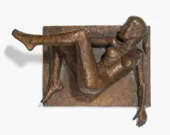 Winkel by Erich Hauser, 2000, bronze, offered Dec 2023