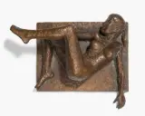 Winkel by Erich Hauser, 2000, bronze, offered Dec 2023