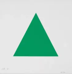 Ohne Titel by Olivier Mosset, 2016, color screenprint, offered Dec 2023