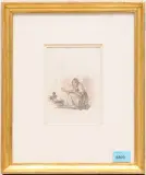 Die Teekocherin by Benjamin d.Ä. Vautier, watercolor, sold Dec 2023
