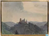 Château de Birseck by Marguerite Frey-Surbek, 1910, oil on board, offered Dec 2023