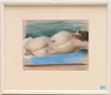 Rückenakt by Wilhelm Gimmi, 1930, gouache, sold Dec 2023
