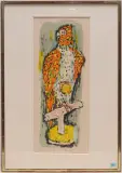 Habicht by Alois Carigiet, 1962, color lithograph, offered Dec 2023