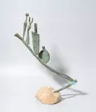 Erdkobolde by René Küng, 2002, bronze, sold Dec 2023