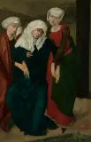in der Art Drei Marien unter dem Kreuz by Rogier van der Weyden, oil on canvas, offered Sep 2023