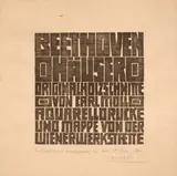 Beethoven Häuser by Carl Moll, 1908, woodcut, offered Sep 2024