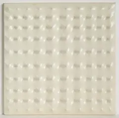 Estroflessione by Enrico Castellani, 1968, multiple, sold Sep 2026