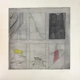 Paris by Stefan Wewerka, 1971, etching, sold Sep 2026