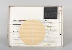 Schwebzeile by André Thomkins, 1967, collage, sold Sep 2026