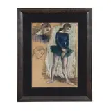 Untitled by Moses Soyer, circa 1935, pastel and mixed media on paper, sold Jan 2023