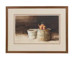 Untitled by Donny Finley, 1979, watercolor on paper, sold Jan 2023