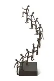 Untitled by Tolla Inbar, bronze on a brass base, sold Jan 2023