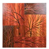 Glow of Fire by Zoe Hersey, 2003, oil and acrylic on canvas, sold Jan 2023