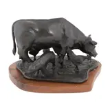 untitled by Troy Anderson, 2010, bronze on wooden base, sold Jan 2023