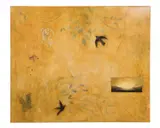 Reflections by Zoe Hersey, 2002, acrylic and oil on canvas, sold Jan 2023