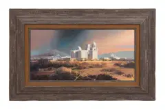 Sunset at San Xavier by Charles Pabst, oil on canvas, sold Feb 2023