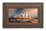 Sunset at San Xavier by Charles Pabst, oil on canvas, sold Feb 2023