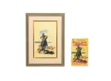 mid 20th century by Robert Kennedy Abbett, gouache on paper illustration art, sold Feb 2023