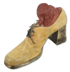 Untitled by Steve Tobin, Bronze of a Pepper Filled Ladies Oxford, sold Mar 2025