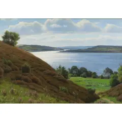 Untitled (Landscape) by Axel Birkhammer, oil on canvas, sold Jul 2022