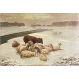 Untitled by John Califano, oil on canvas, sold Jul 2022