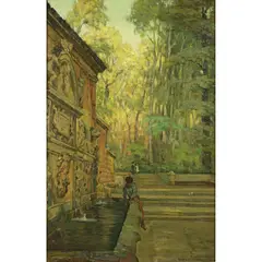 Untitled by Anna Lee Dey Stacey, oil on canvas, sold Jul 2022