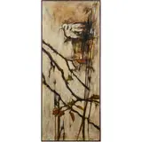 White Bird by Viola Frey, oil on canvas, sold Jul 2022
