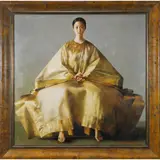 Seated Beauty by Lu Jian Jun, giclee, sold Jul 2022