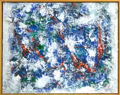 Power Play - Jeu De Puissance by Ross Bishop, acrylic on canvas, sold Nov 2024