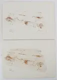 Dachau by Zoran Mušič, lithograph 1975, sold Jan 2025