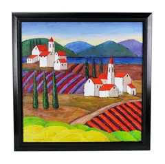 Dawn in Tuscany by Alexander Khomsky, oil on canvas, sold Jan 2025