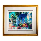 Signed Color Serigraph by Summer Days III, Large color lithograph on paper entitled "Summer Days III" m, sold Aug 2023