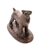 Schnauzer by Carlos Neto, bronze, sold Dec 2023