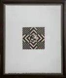 Geometric Composition by Carol Diehl, Lithograph on paper, sold Jun 2024