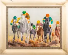 Gray Winner by Diane Carol Brandt, 2007, Oil on Canvas Board, sold Jun 2024