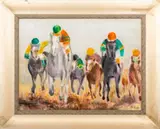Gray Winner by Diane Carol Brandt, 2007, Oil on Canvas Board, sold Jun 2024