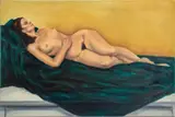 Reclining Nude Woman by Penny Purpura, Oil on Canvas, sold Jun 2024