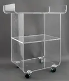 Untitled by Charles Hollis Jones, Acrylic Rolling Bar Cart, sold Jun 2024