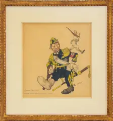 Remember Pearl Harbor...? by Arthur Szyk, 1942, Watercolor on Paper, sold Jun 2024